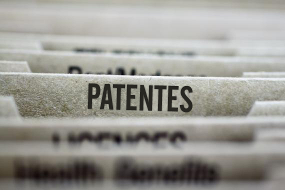 imagen con derechos de autor de patente